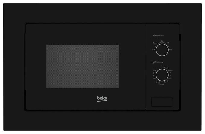 Freistehende Mikrowelle 800 W Größe: klein 5 Stufen  BMOB20202B (Schwarz) 