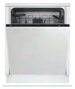60 cm Geschirrspüler vollintegriert (ohne Front) Leise 14 Maßgedecke Turbo-Trocknen DIT6634 