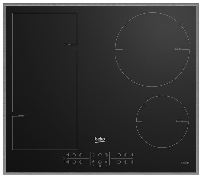 58 cm Induktions Kochfeld/Herdplatte 4 Zone(n) HII64200FMTX autarkes 