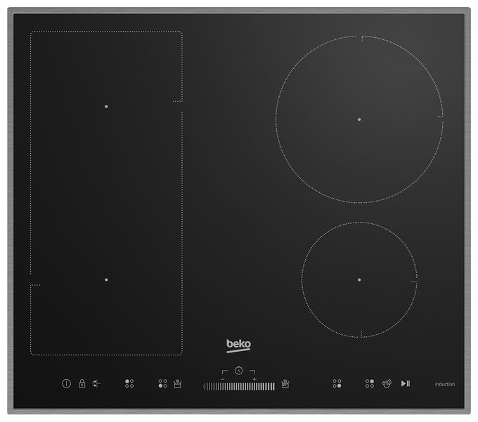 58 cm Induktions Kochfeld/Herdplatte 4 Zone(n) HII64500UFTX autarkes 