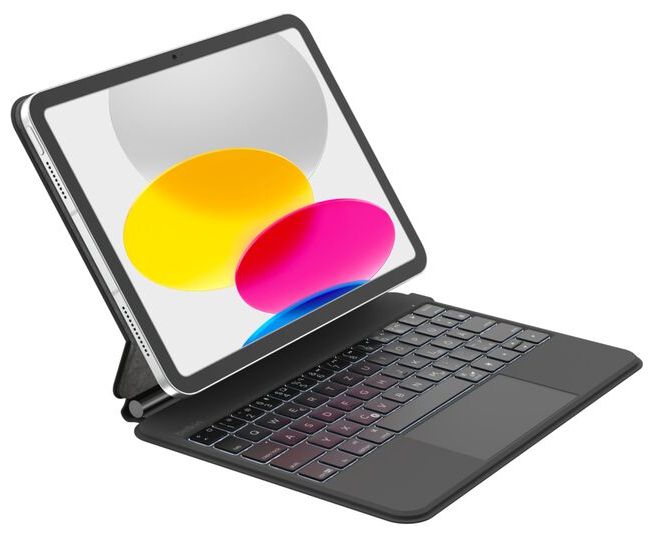 für Apple iPad 10.9" (10 Gen) bis 27,7 cm (10.9") mit Magnetisch  BBZ002de-V3 (Schwarz) 