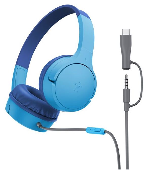 Over Ear Kopfhörer Kabelgebunden USB Typ-C  SoundForm Mini (Blau) 