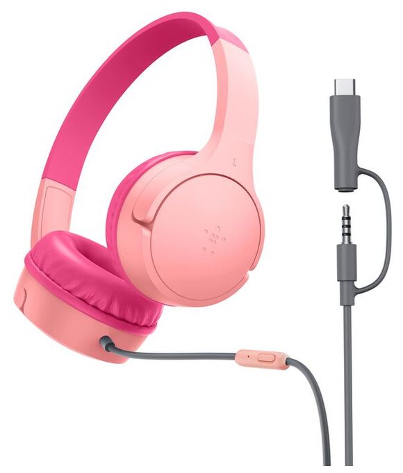 Over Ear Kopfhörer Kabelgebunden USB Typ-C  SoundForm Mini (Pink) 