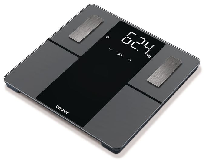 Elektronische Personenwaage bis 180 kg BF500 Super Black Edition 