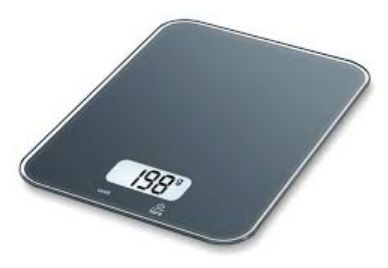 Elektronische Küchenwaage bis 5 kg Genauigkeit 1 g  KS19ex (Schwarz) 