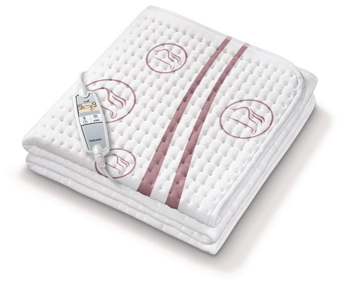 Wärmeunterbett 75 W  UB90 (Weiß, Pink) 