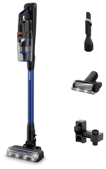 Handstaubsauger Beutellos bis 50 min Laufzeit 25,2 V HEPA  4094N PowerClean Furguard Pro (Schwarz, Blau) 