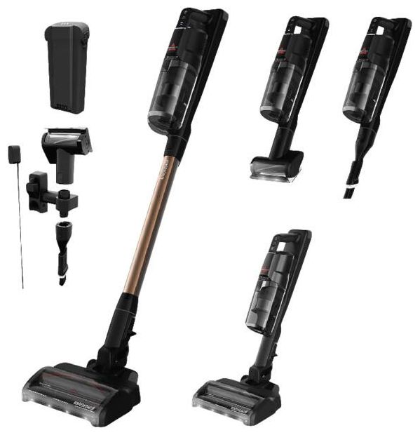 Handstaubsauger Beutellos bis 100 min Laufzeit 25,2 V HEPA  4255N PowerClean DualBrush Pro (Schwarz) 
