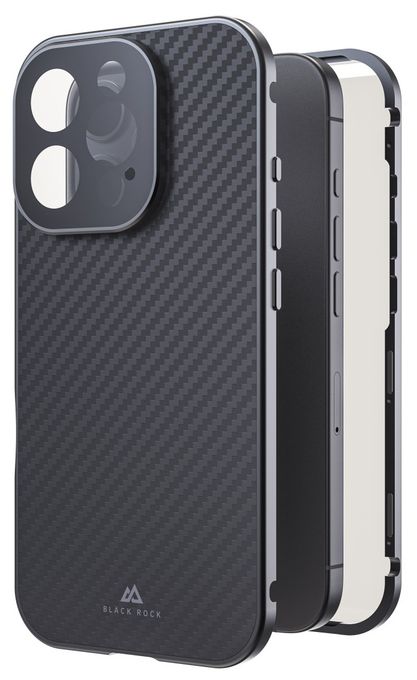 Mantelhülle für Apple iPhone 16 Pro  360° Glass (Karbon) 