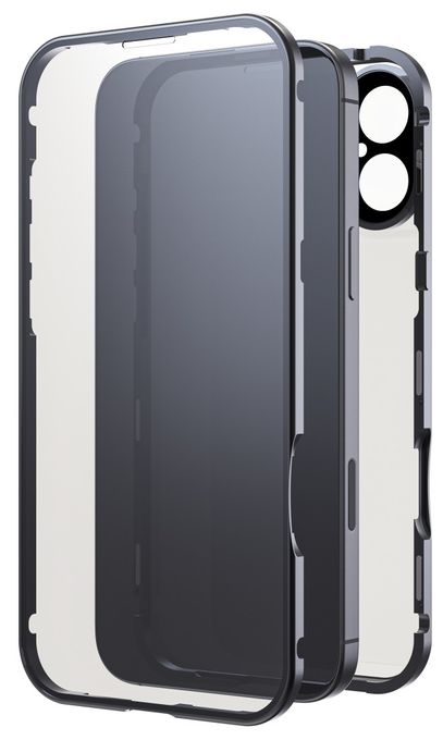 Cover für Apple iPhone 16 Plus  360° Glass (Schwarz) 