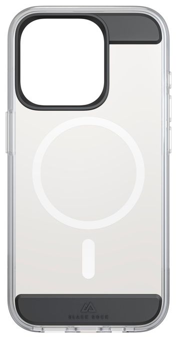 Cover für Apple iPhone 15 Pro (Schwarz, Transparent) Mag Air Protection Case 