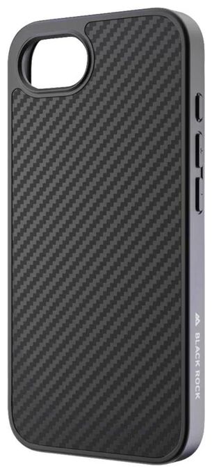 Cover für Apple iPhone 16e  Robust Carbon Case (Schwarz) 