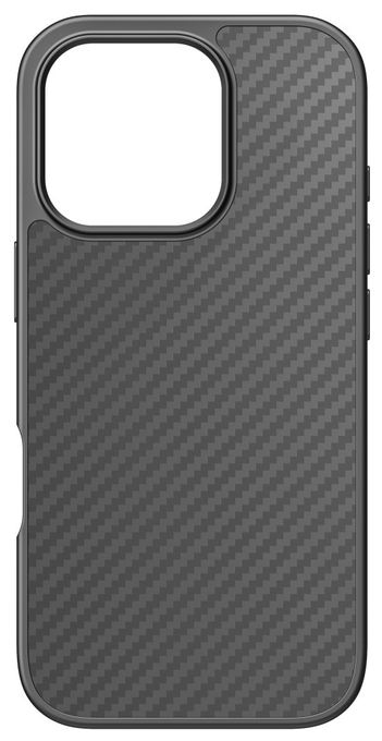 Cover für Apple iPhone 16 Pro  Robust Carbon Case (Schwarz) 