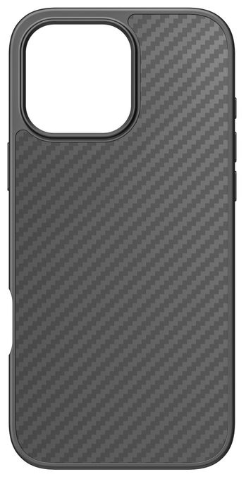 Cover für Apple iPhone 16 Pro Max  Robust Carbon Case (Schwarz) 