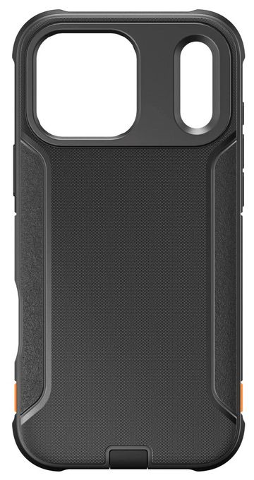Cover für Apple iPhone 17 Pro Max  / 18 Pro Max  Ultra Robust (Schwarz, Orange) 