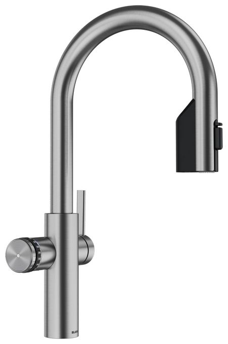  CHOICE Icona C Küchenarmatur (Schwarz/Edelstahl) 