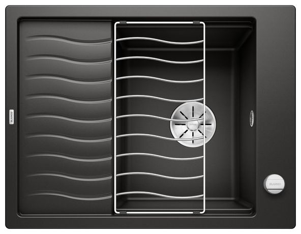 Silgranit 1 Becken  ELON 45 S Einbauspüle für 45 cm Unterschrank (Schwarz) 
