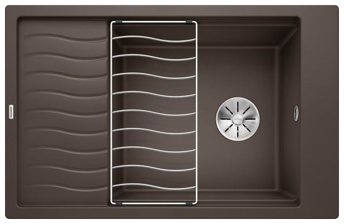 Silgranit 1 Becken  ELON XL 6 S Einbauspüle für 60 cm Unterschrank (Braun) 