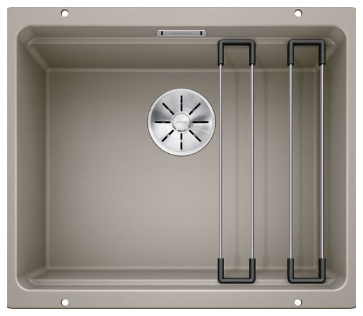Silgranit 1 Becken  ETAGON 500-U Unterbauspüle für 60 cm Unterschrank (Braun) 