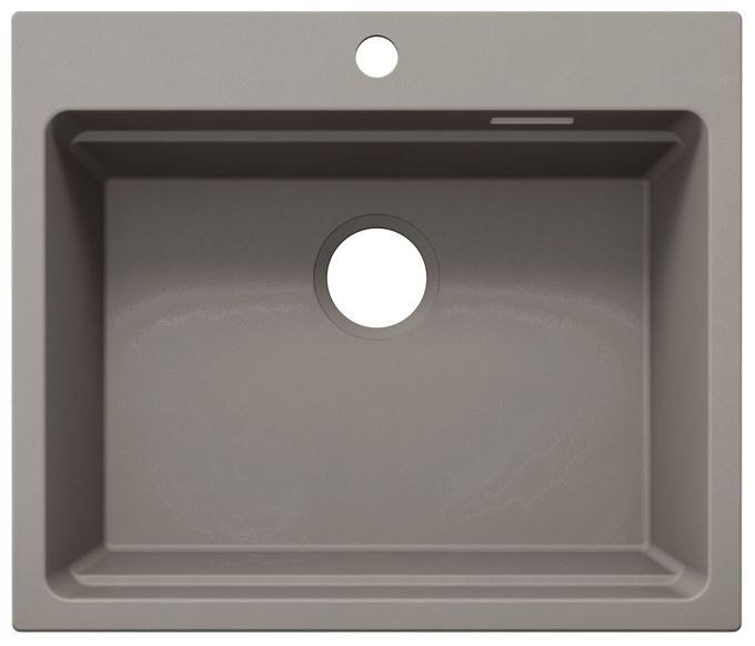 Silgranit 1 Becken  ETAGON 6 Einbauspüle für 60 cm Unterschrank (Grau) 
