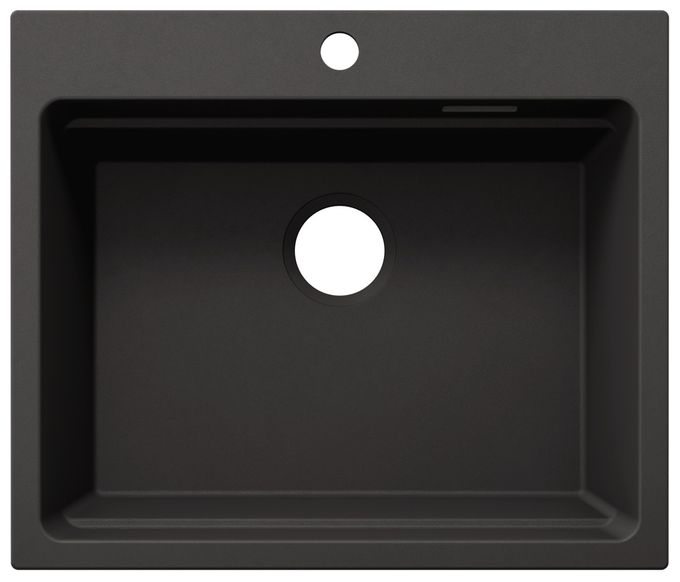 Silgranit 1 Becken  ETAGON 6 Einbauspüle für 60 cm Unterschrank (Grau) 