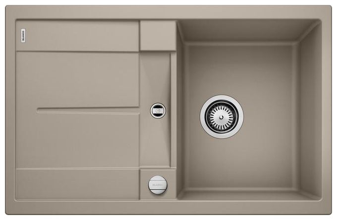 Silgranit 2 Becken  METRA 45 S Einbauspüle für 45 cm Unterschrank (Beige) 