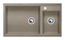 Silgranit 2 Becken METRA 9 Einbauspüle für 90 cm Unterschrank 
