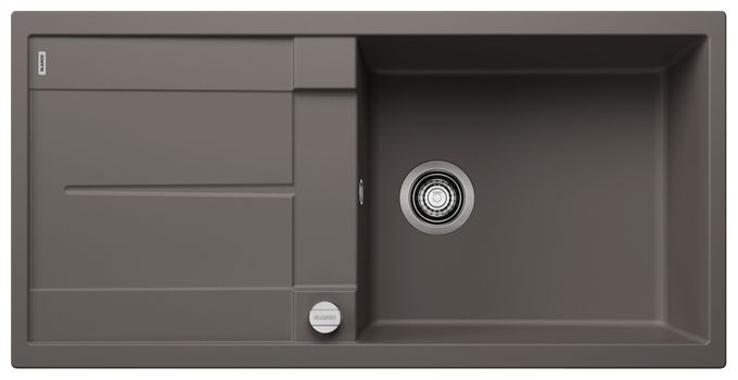 Silgranit 1 Becken  METRA XL 6 S Einbauspüle für 60 cm Unterschrank (Grau) 