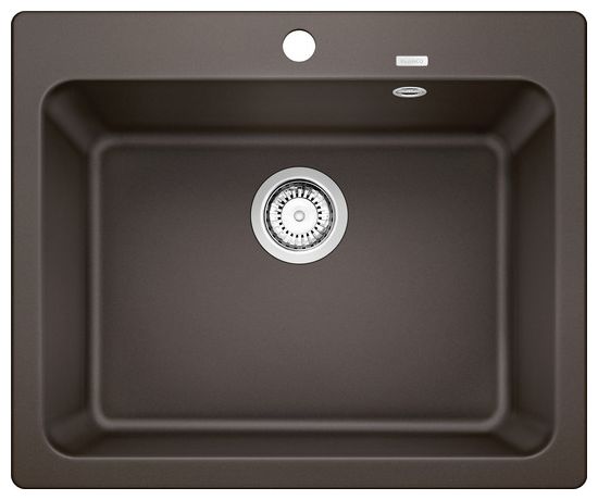 Silgranit 1 Becken  NAYA 6 Einbauspüle für 60 cm Unterschrank (Braun) 
