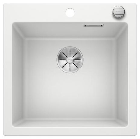 Silgranit 1 Becken  PLEON 5 Einbauspüle für 50 cm Unterschrank (Weiß) 