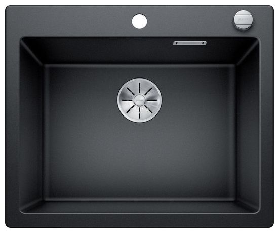 Silgranit 1 Becken  PLEON 6 Einbauspüle für 60 cm Unterschrank (Anthrazit) 
