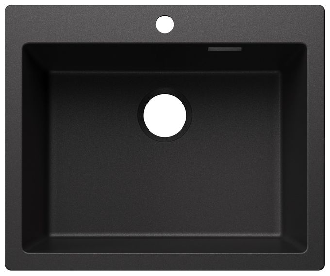 Silgranit 1 Becken  PLEON 6 Einbauspüle für 60 cm Unterschrank (Anthrazit) 