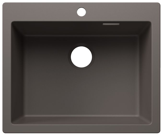 Silgranit 1 Becken  PLEON 6 Einbauspüle für 60 cm Unterschrank (Grau) 