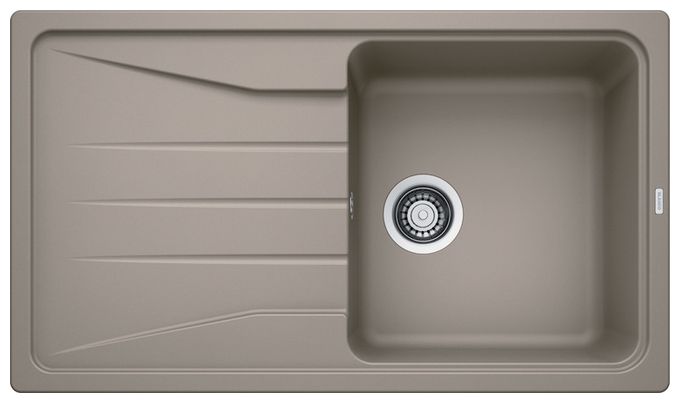 SONA 5 S, SILGRANIT, tartufo, ohne Ablauffernbedienung, reversibel, 500 mm Untermaß 