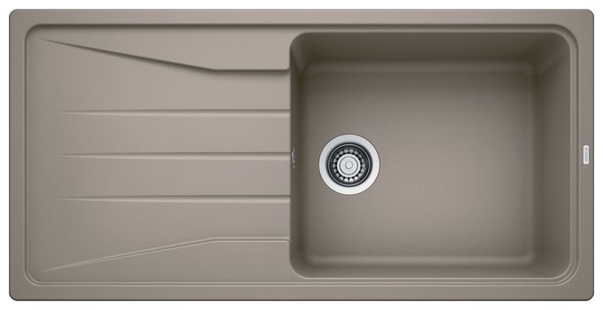 Silgranit 1 Becken  SONA XL 6 S Einbauspüle für 60 cm Unterschrank (Braun) 