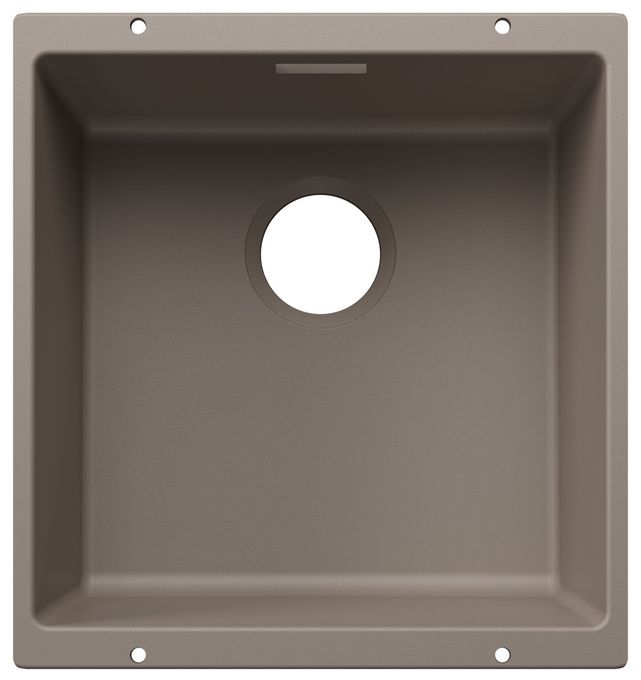 Silgranit 1 Becken  SUBLINE 400-U Unterbauspüle für 50 cm Unterschrank (Braun) 