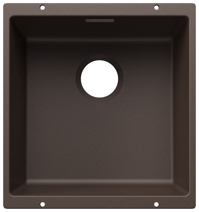 Silgranit 1 Becken  SUBLINE 400-U Unterbauspüle für 50 cm Unterschrank (Braun) 