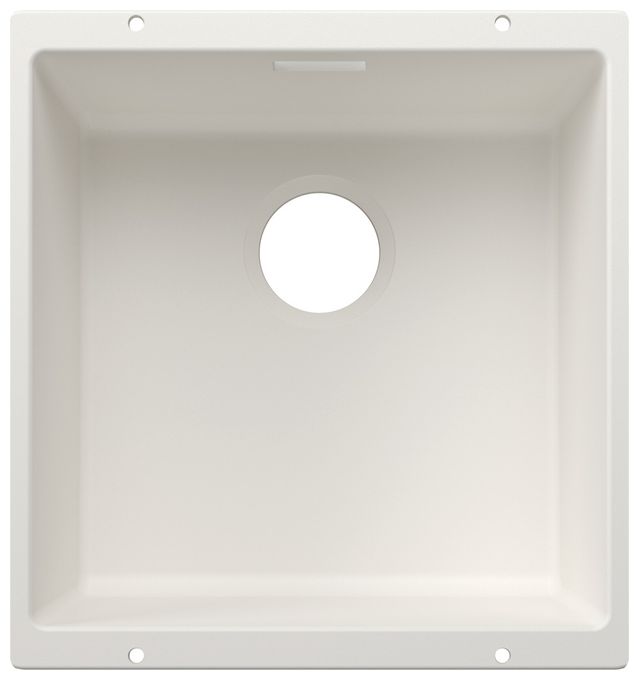 Silgranit 1 Becken  SUBLINE 400-U Unterbauspüle für 50 cm Unterschrank (Weiß) 