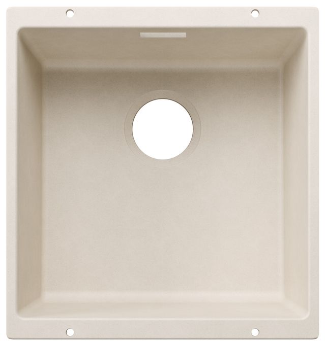 Silgranit 1 Becken  SUBLINE 400-U Unterbauspüle für 50 cm Unterschrank (Weiß) 