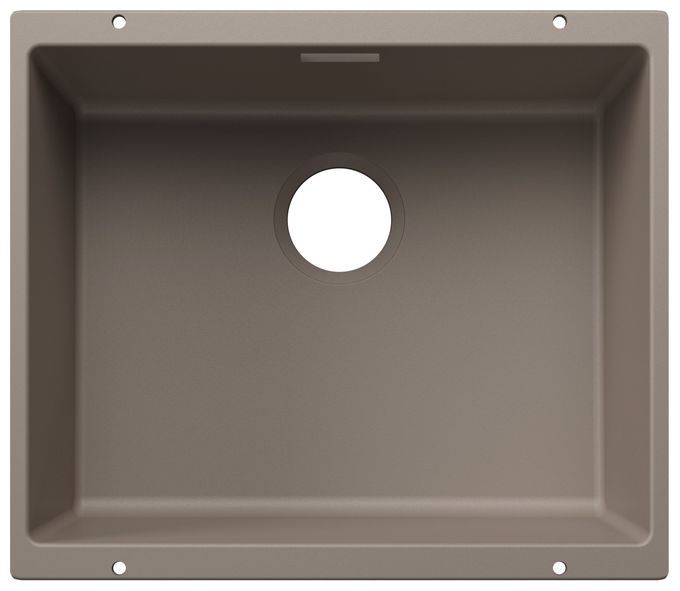 Silgranit 1 Becken  SUBLINE 500-U Unterbauspüle für 60 cm Unterschrank (Braun) 