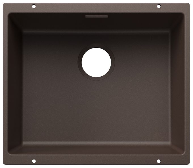 Silgranit 1 Becken  SUBLINE 500-U Unterbauspüle für 60 cm Unterschrank (Braun) 