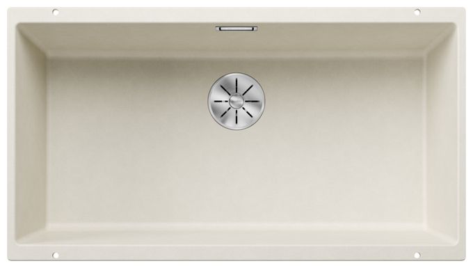 Silgranit 1 Becken  SUBLINE 800-U Unterbauspüle für 90 cm Unterschrank (Beige) 
