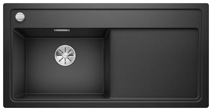 Silgranit 1 Becken  ZENAR XL 6 S Einbauspüle für 60 cm Unterschrank (Anthrazit) 