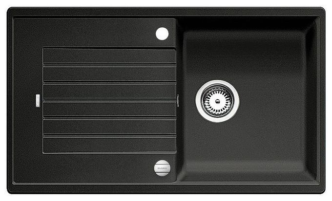 Silgranit 1 Becken  ZIA 5 S Einbauspüle für 50 cm Unterschrank (Anthrazit) 