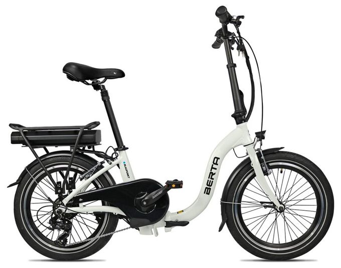 50,8 cm (20") 250 W E-Bike 7,8 Ah  Berta (Schwarz, Weiß) 