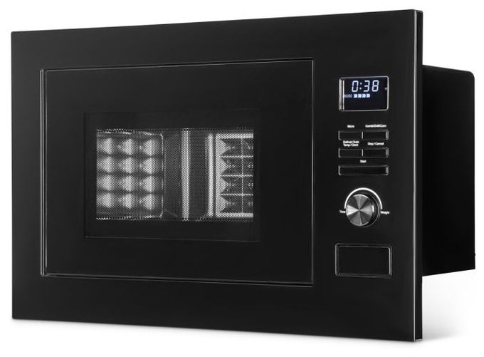 Einbau-Mikrowelle 900 W Größe: mittel 5 Stufen Grill (Schwarz) MWG3001HEB 