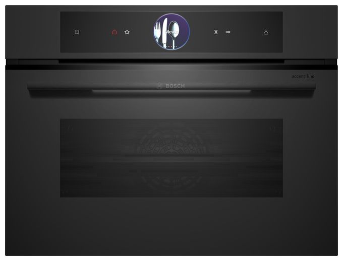 Einbaubackofen kompakt Dampfgaren AutoClean (Schwarz) CSG936AM1 
