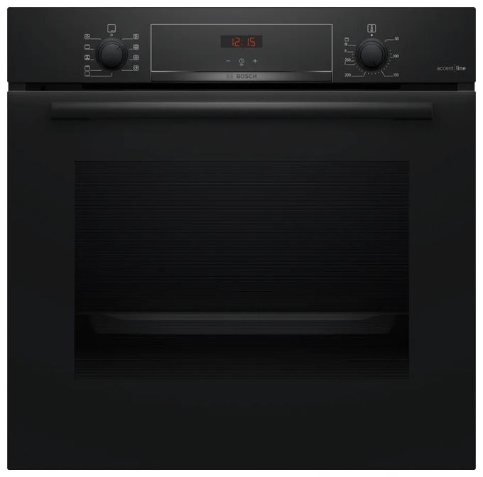 Backofen-Set groß AutoClean Ecoclean mit autarkem 60 cm Induktions Kochfeld HBD436AB64 (HBA4340B3 + PIF695HC1E) 