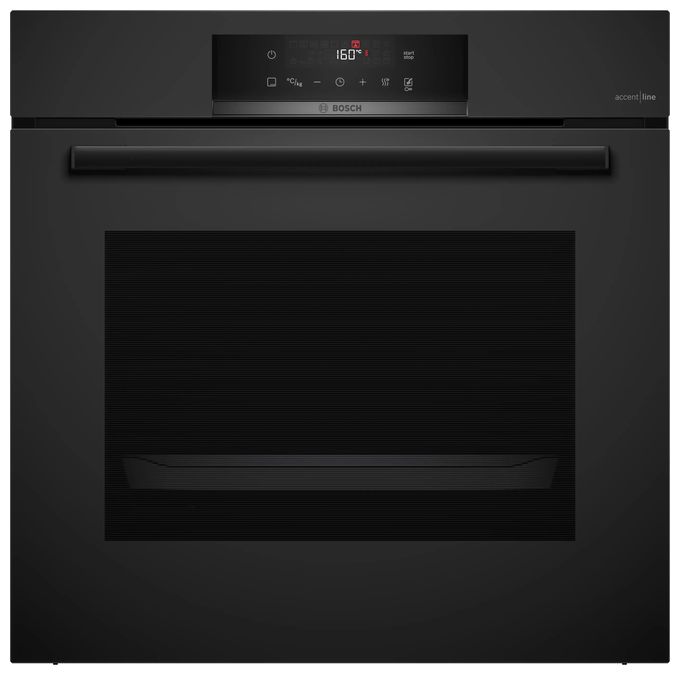 Backofen-Set groß AutoClean mit autarkem 81,2 cm Induktions Kochfeld HBDMATTBK6 (HBA4720M3 + PVW89BHC1E) 