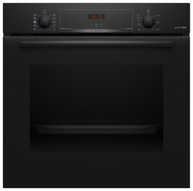 Einbaubackofen groß AutoClean (Anthrazit) Serie 4 HQA4340B3 